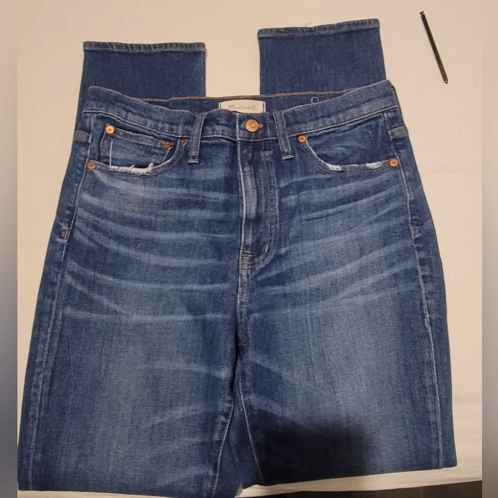 MADEWELL The High-Rise Slim Boyjean in Twyford Wash 😍$40